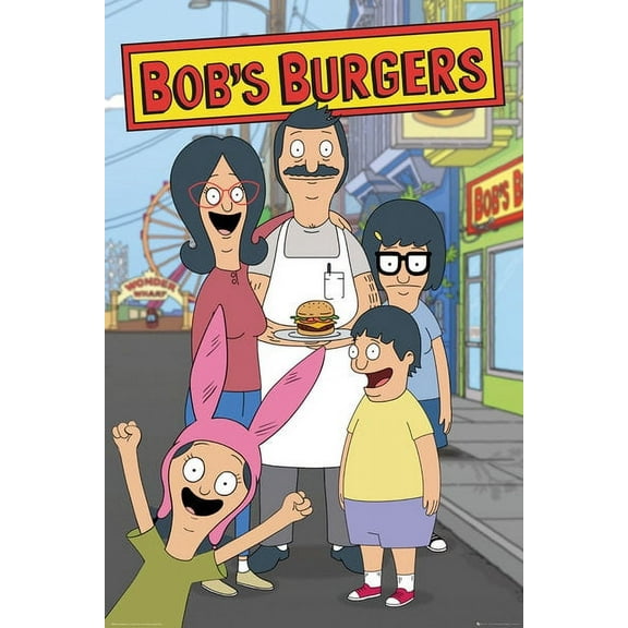 Bobs Burgers Family Laminated Poster (24 x 36)