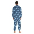 thumbnail image 7 of joogoo Whales Stars Navy Unisex Adults Onesies Pajamas Jumpsuits L, 7 of 7