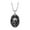 Silver, variant on CASAFUN Gothic Necklace for Men Prajna Mask Stainless Steel Silver Evil Demon Ghost Horn Skull Pendant Jinjiao Prajna Ghost Pendant Necklace Retro Personality Halloween Mask