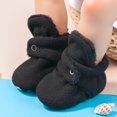 thumbnail image 3 of Bonario Baby Girls Boys Cotton Boots Newborn Winter Cozy Fleece Booties Infant Socks Shoes for 3-18 Months, 3 of 7