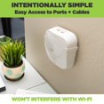 thumbnail image 3 of Soporte de pared HIDEit Mounts EPro 6E compatible con eero Pro 6E acero calibre 16 montaje VESA, 3 of 5