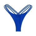 thumbnail image 4 of HCNTES Women Side Tie Swim Bottoms with Full Coverage, Sexy String Design for a Glamorous Bathing Suit Bottom,M Dark Blue, 4 of 4