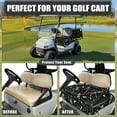 thumbnail image 4 of Yuyamidu Cobweb Golf Cart Seat Covers Skull Club Car Seat Towel Blanket with 4 Front Pockets Halloween Golf Cart Cushion Covers Club Car Accessories, 4 of 7
