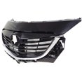 thumbnail image 3 of For 13-15 Mazda CX9 CX-9 Front Face Bar Grille Assembly Black w/Chrome Molding, 3 of 5