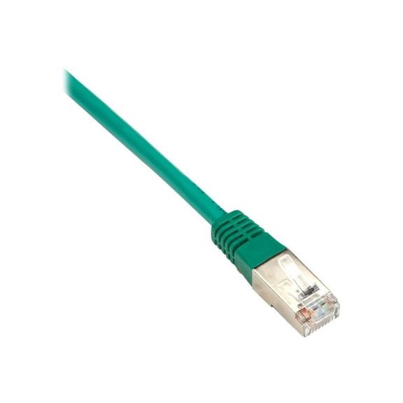 Black Box CAT6 250-MHz Shielded, Stranded Cable SSTP [PIMF], PVC, Green, 7-ft. [2.1-m] (evnsl0272gn-0007)