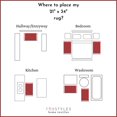 thumbnail image 4 of Fabstyles Herringbone Cotton Flat Weave Area Rug for Living Room, Hallway, Patio, 4 of 4