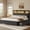 Gray, variant on GUNAITO King Bed Frame with Storage Headboard, 2 Drawers Platform Upholstered LED Bed Frame with USB Ports & Outlets Gray