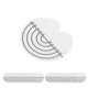 thumbnail image 5 of Protectores térmicos para el cabello ANGGREK 100 Piezas PVC Transparente AHX2609, 5 of 8