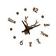 thumbnail image 2 of Toystoory Calcomanía de reloj, pegatina de reloj de bajo ruido, decoración acrílica, reloj de pared ajustable DIY Decoración del hogar Café Toystoory HA004319-05, 2 of 6