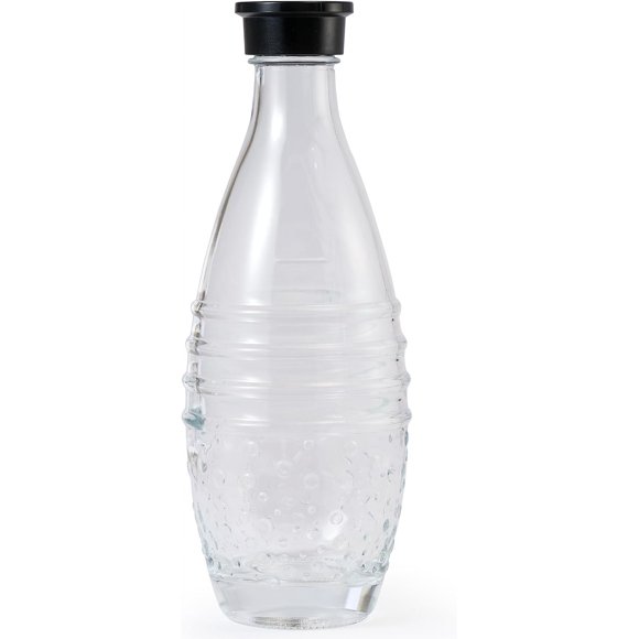 Glass Carbonating Bottle fits SodaStream Aqua Fizz, Crystal, and Penguin Sparkling Water Machines, Not for Plastic Bottle Machines