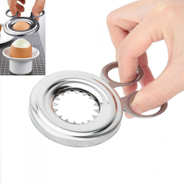 Cortador de Huevos ANGGREK Tijera de Dientes Múltiples Acero Inoxidable Duradero