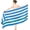 Blue, variant on SUN CUBE Microfiber Beach Towel Quick Dry with Carry Bag, Yellow 60x30 Inch