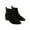 Black, variant on C & C California Womens Faux Suede Pointed Toe Ankle Boots