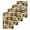 Green Brown, variant on Blueberry Spring Leaves Kitchen Dish Towels for Drying Dishes Set of 4, Farmhouse Botanical Branches Waffle Weave Microfiber Hand Tea Bathroom Towels Quick Dry & Absorbent Towel 12x12
