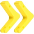thumbnail image 1 of FUTUREORYY 2Pcs Wall Barbell Rack Yellow Barbell Storage Stand for Home Gym and Office Use, 1 of 6