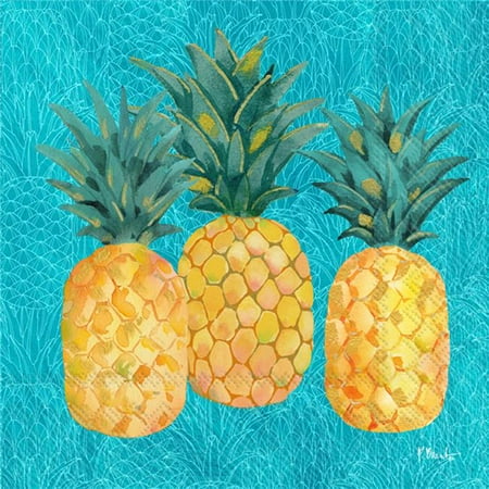 Boston International L031100 Paper Lunch Napkins Pack of 20 - Pineapple Shake - case of 3