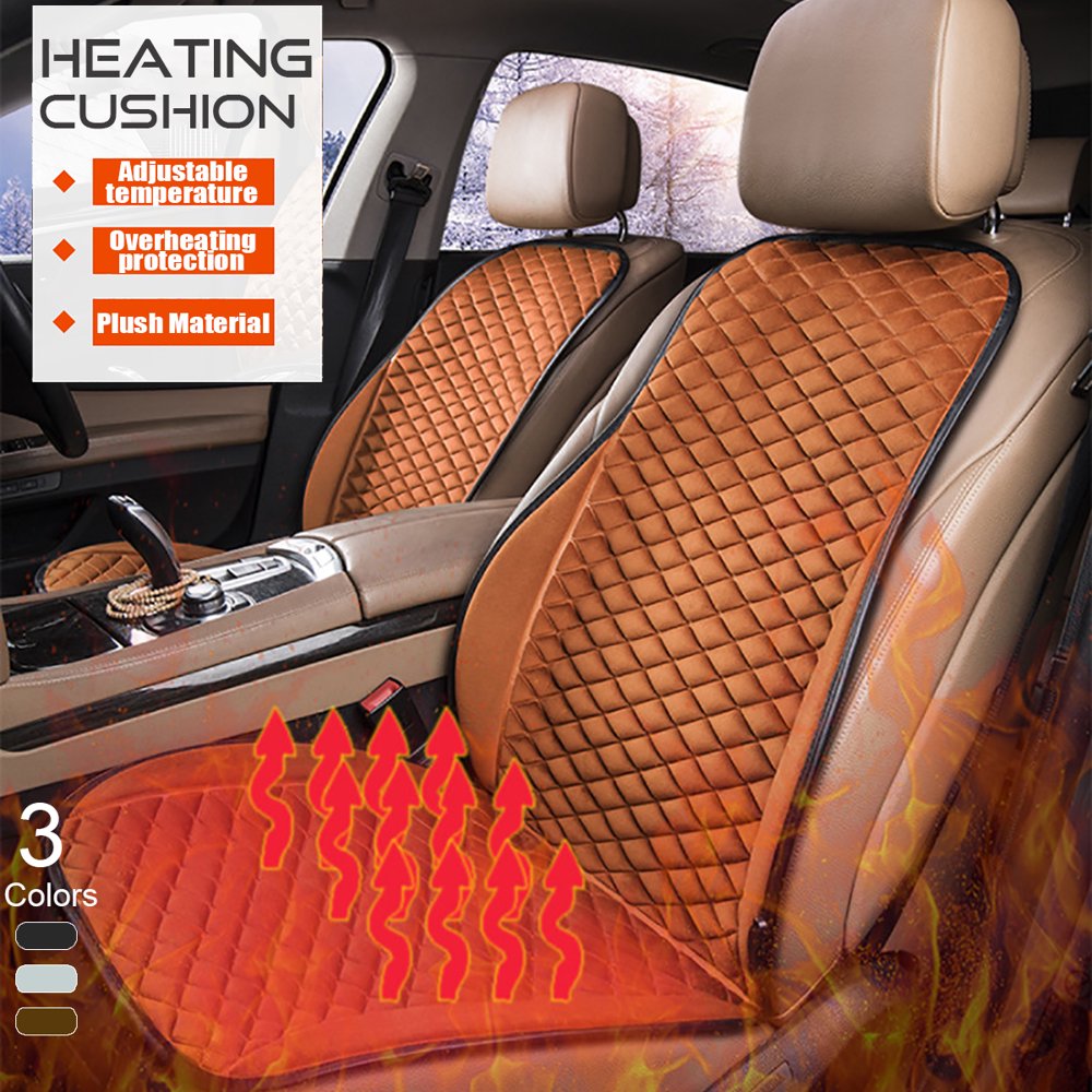 1 Pc Car Universal Front Seat Heated Cover Hot Pad Heat