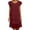 Wine, variant on Elegant Women's Casual Flowy Dress for Summer for Parties and Gatherings Versatile Midi Length with Tiered Design and Short Sleeves Ideal for Everyday Wear Plus Size Womens Clothing Casual Outfits