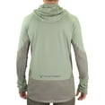 thumbnail image 2 of TrueTimber Mens Ragewater Performance Fishing Hoodie- Lilipad/Moon Mist, XL, 2 of 5