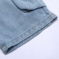 thumbnail image 4 of SXcggal Boys Kids Cargo Shorts Youth Boy's Casual Stretch Shorts Outdoor Cargo Denim Overalls Bottoms Comfortable Handsome Long pants, 4 of 8
