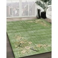 thumbnail image 3 of Ahgly Company Machine Washable Indoor Rectangle Traditional Olive Green Area Rugs, 7' x 9', 3 of 7