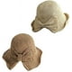 thumbnail image 1 of Paquete de 2 sombreros de paja plegables de ala ancha y flexible para el sol, sombrero de playa de verano para mujeres y niñas, 1 of 8