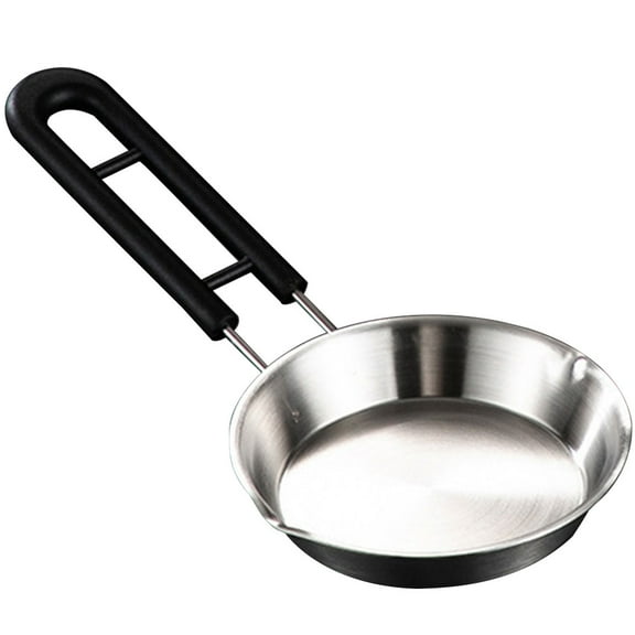 IBASETOY Stainless Steel Frying Pan Nonstick Kitchen Skillet with Heat Insulated Handle