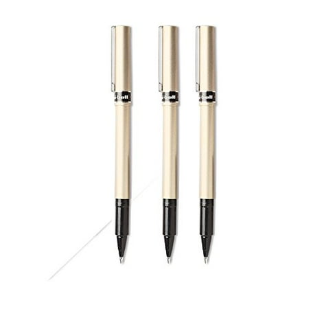 - uni-ball Deluxe Fine Point Roller Ball Pens, 3 Black Ink Pens (60052), Uni-Ball Deluxe Rollerball Pen By sanford