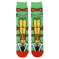 thumbnail image 2 of Teenage Mutant Ninja Turtles Raphael Animigos Men's Crew Socks, 2 of 5