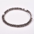 thumbnail image 2 of Electroplate Non-magnetic Hematite Beads Strands Faceted Round Grade A Silver Plated 4mm Hole: 1mm 100pcs/strand 16 inch, 2 of 3
