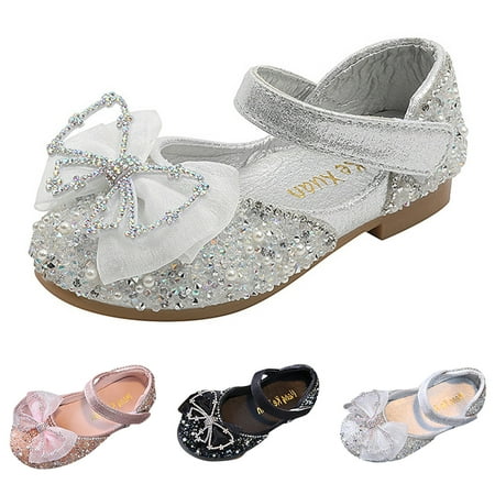 

Gubotare Little Girl Sandals Girls Sandals Classic Open Toe Braided Flat Sandals Summer Dress Shoes (Silver 10.5)