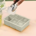 thumbnail image 4 of Large Silicone Ice Cube Tray, Whiskey Cocktail Mold With Lid, Hexagonal Ice Block Maker, Freezer-Safe Drink Cooler, BPA-Free Bar Accessory, 4 of 6