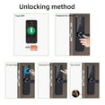 thumbnail image 4 of RAYKUBE F005 IP65 Waterproof Tuya Wifi Lock Electronic Smart Door Lock With Fingerprint/Smart Card/Password/Key/APP Unlock, 4 of 5