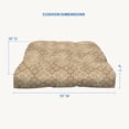thumbnail image 5 of Courtyard Geo Almond Essentials Tufted Seat Cushion (2-Pack), 5 of 7