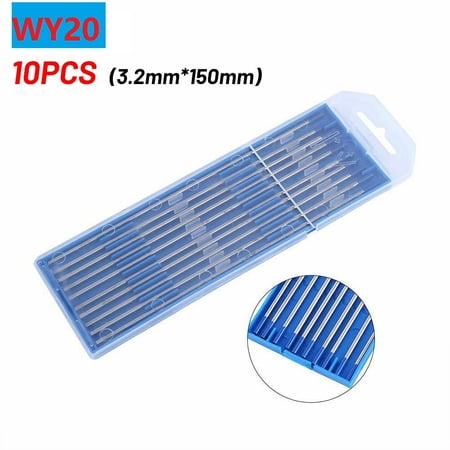 

10Pcs Tungsten Electrodes Professional Welding Electrodes Wy20 Tig Rod 2.0-4.0Mm