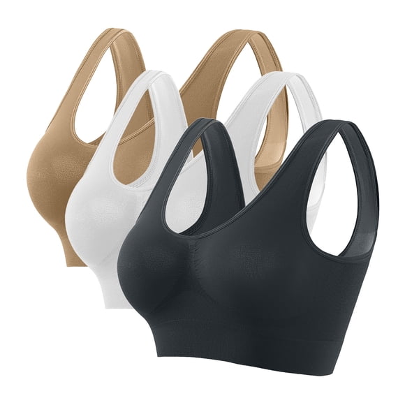 Twfbrm Soutien-Gorge pour Femmes Femmes Soutien-Gorge de Sport Sans Coutures Soutien-Gorge de Yoga Sans Armatures avec Coussinets Amovibles Soutien-Gorge Doux et Respirant