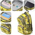 thumbnail image 2 of Sunflower and Bee Yellow Pattern Cute School Backpack Bag with Padded Back and Adjustable Shoulder Straps 16.9 X 12.6 X 5.9 Inches, 2 of 3