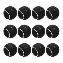 12 Pcs Precut Walkers Tennis Balls, Universal Precut Glide Balls Walkers Accessories Glides, Black