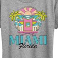 thumbnail image 3 of Instant Message - Miami Florida -Women's Short Sleeve Graphic T-Shirt, 3 of 6