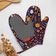 thumbnail image 4 of Cauagu Whimsical Autumn Forest Print Oven Mitts 2 Piece Set,BBQ Gloves Grilling Gloves Kitchen Silicone Oven Gloves Heat Resistant Oven Mitts for Barbecue Cooking & Baking, 4 of 6