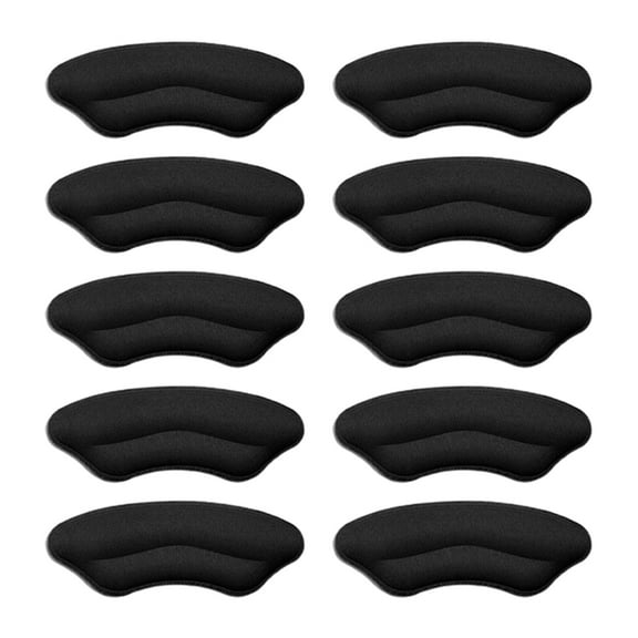 Happydeer 10Pcs Invisible Heel Pads for Big Shoes Women Heel Inserts Women Heel Grips Shoes Heel Protectors Shoe Filler to Make Shoes Fit Tighter