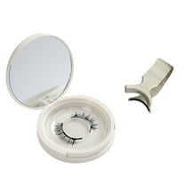 Ashosteey Natural Magnetic Eyelashes without Eyeliner Magnetic Lashes Natural Look Short Reusable Magnetic Eyelashes Kit with Applicator, Wispy False Eyelashes No Glue or Liner Needed