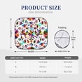 thumbnail image 6 of Uemuo Mexican Bright Style Printed 2 PCS Car Windshield Sun Shade, Auto Sun Heat and UV Rays Blocker, Foldable Automotive Front Window Sunshade Protector, 6 of 7