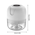 thumbnail image 2 of Mini Blender  Baby Food Blender  Electric Garlic Chopper  100/250ml Mini Food Chopper  Wireless Powerful Garlic Press Chopper for Garlic  Fruit  Onions  Meat  Salad, 2 of 5