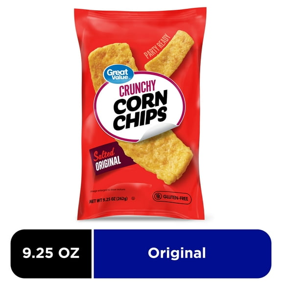 Great Value Original Corn Chips, 9.25 oz