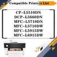 thumbnail image 2 of TN-3608 TN3608 Toner Cartridges Compatible for Brother DCP-L5510DN DCP-L5660DN MFC-L5710DN MFC-L5710DW MFC-L5915DW MFC-L6915DW Printers, High Yield 3,000 Pages, 2 of 7