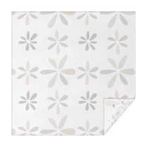 Floral Square Tablecloth 42x42in(107x107cm) – Waterproof Polyester Printed Table Cover, Wrinkle Resistant & Washable for Kitchen Dining Picnic Party Decor, Thanksgiving,Christmas, Spring,Flower