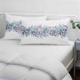 thumbnail image 4 of Purple Blue Eucalyptus Leaves Pillow Covers 12"x20", Spring Summer Botanical Floral Soft Brushed Microfiber Breathable Throw Pillow Covers, Pillowcase with Zipper for Couch Sofa Bedroom Living Room, 4 of 9