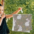 thumbnail image 6 of SKYSONIC 2 Pack Watercolor Bunny Hand Towels, Easter Flowers Leaves Kitchen Towel Ultra Soft and Absorbent,Decorative Fingertip Face Towel for Bathroom Hotel, 28.3"x14.4", 6 of 6