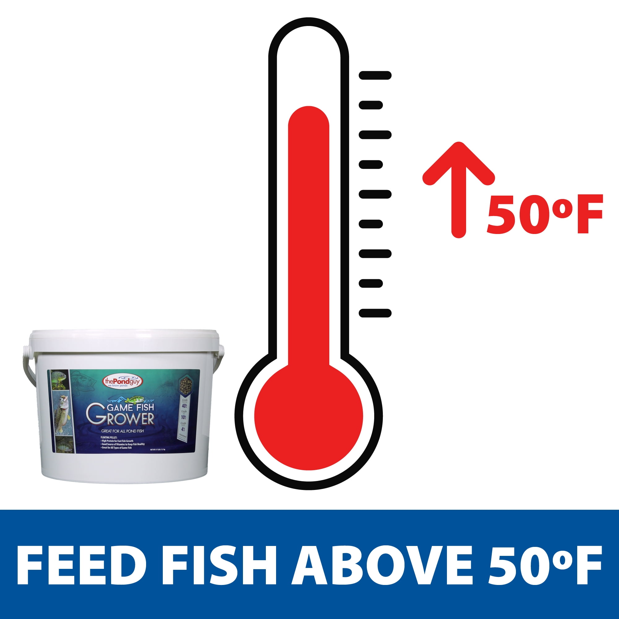 The Pond Guy  Game Fish Grower Fish Food